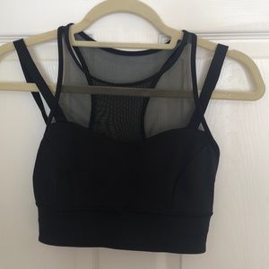 Sun Setter Bra | Lululemon | 6 | Black Mesh